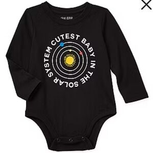 Baby boy graphic long-sleeve bodysuit